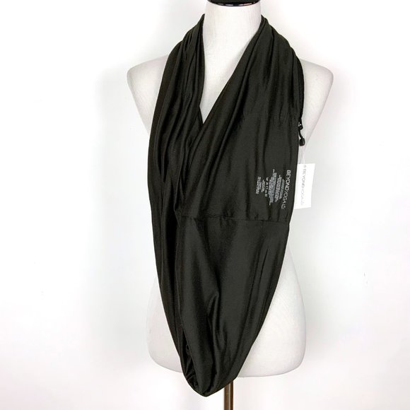 Beyond Yoga Brown Hidden Pocket Infinity Scarf New - Picture 11 of 16